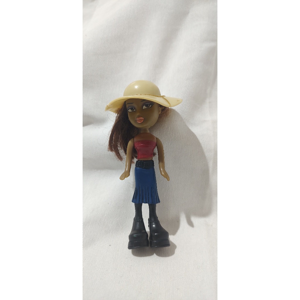 Boneca Bratz Negra Com Chapéu Mc Donald's 2003 12cm
