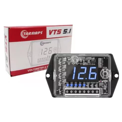 Voltimetro Novo Taramps Digital 5 Saídas Sequenciador Vts 5.1 Sequencial Som Automotivo