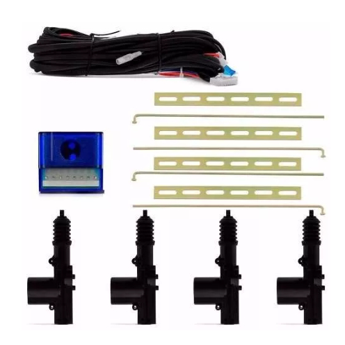 Kit Trava Elétrica Universal 4 Portas Duplo Comando Gc Serve Em Todos Os Carros