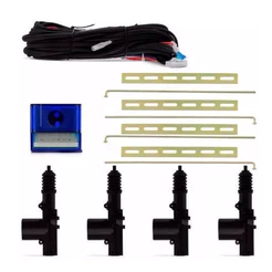 Kit Trava Elétrica Universal 4 Portas Duplo Comando Gc Serve Em Todos Os Carros