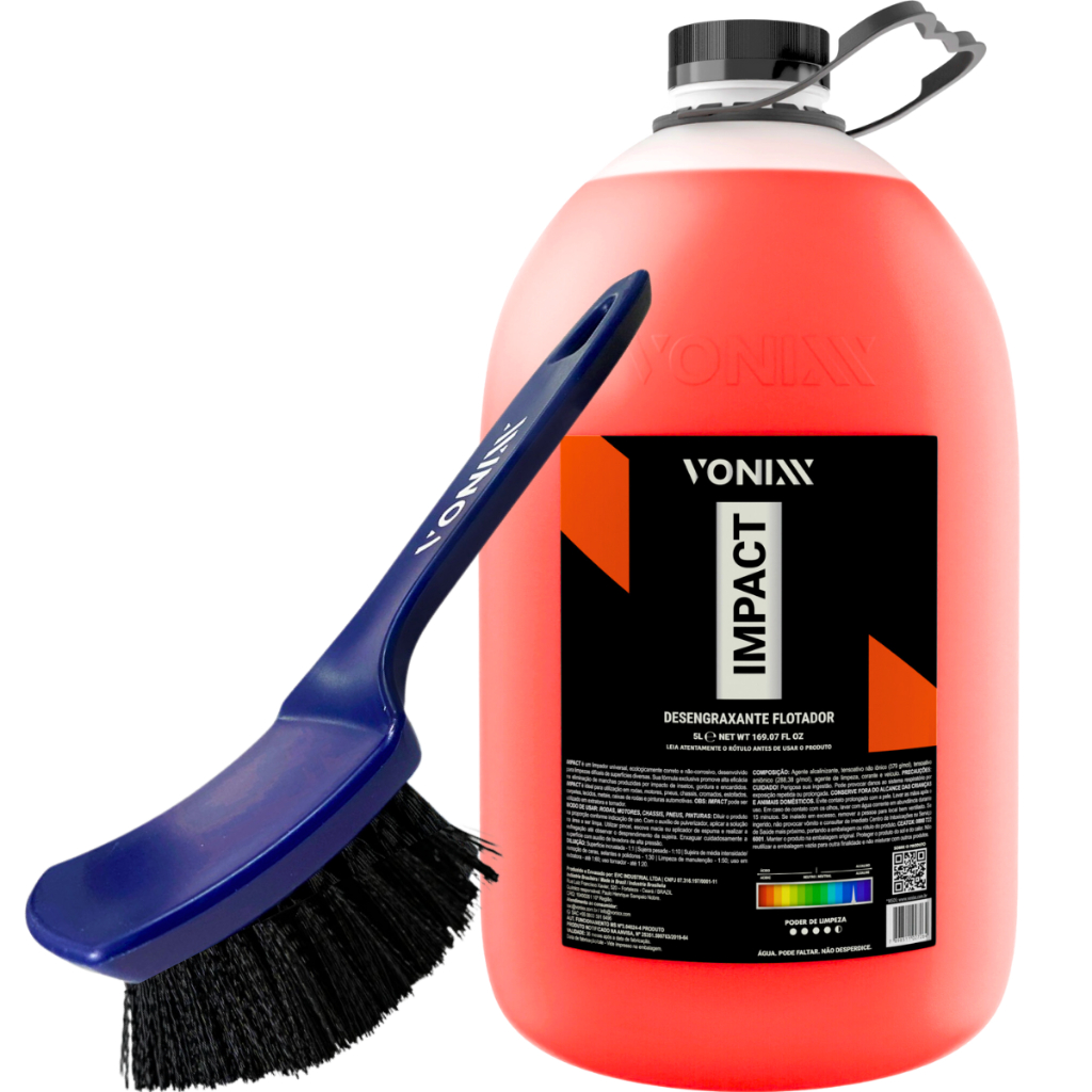 Escova Pneus Vonixx Limpeza Pneu Tapete Limpador Impact 5L - Spare Parts and Accessories for Vehicles