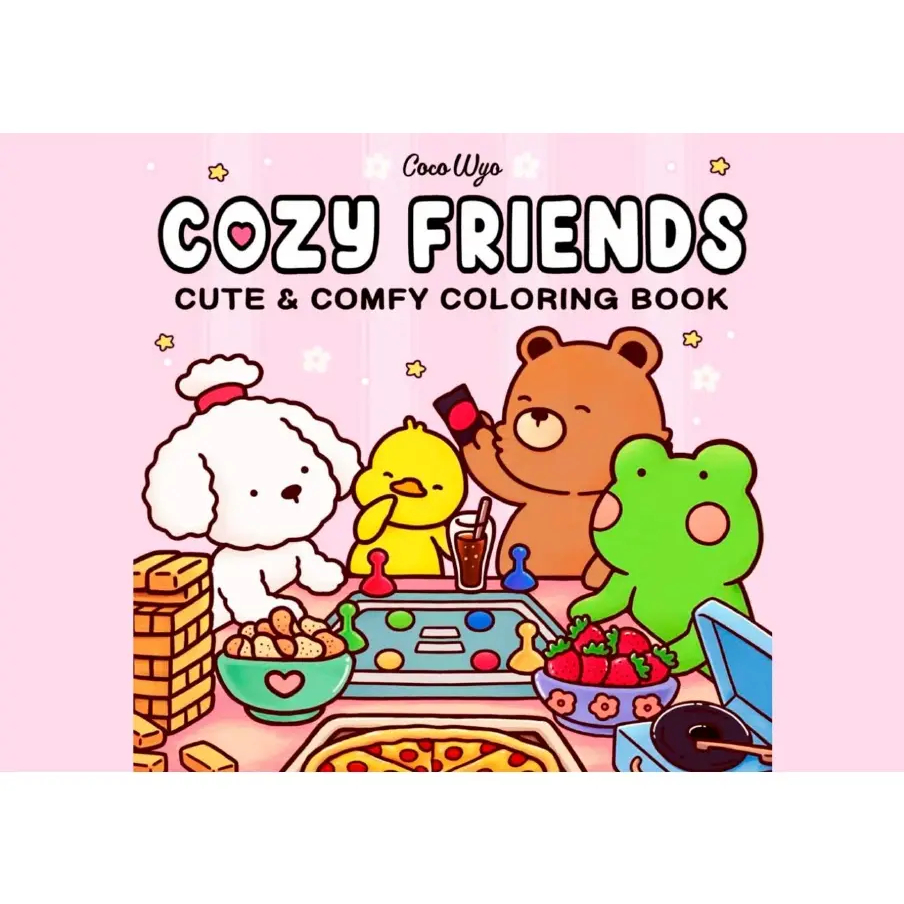 kIT 43 DESENHOS PARA COLORIR E PINTAR COMPLETO COZY FRIENDS