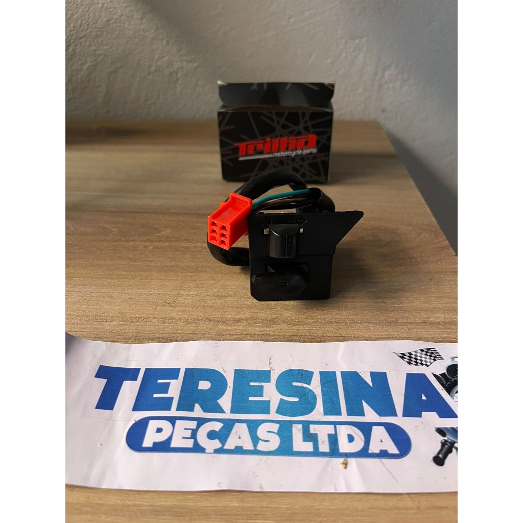 chave luz / Botão Interruptor Buzina E Pisca Crypton T115 2009 Até 2016 Alta qualidade