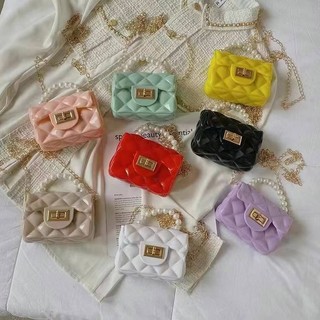 Bolsa Feminina de Decoração Infantil Pequeno Tiracolo De Mão Alça Transversal De Corrente…