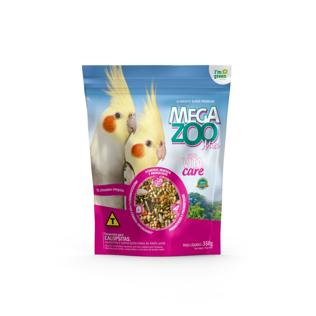 Ração Megazoo Calopsita Mix 300 gr