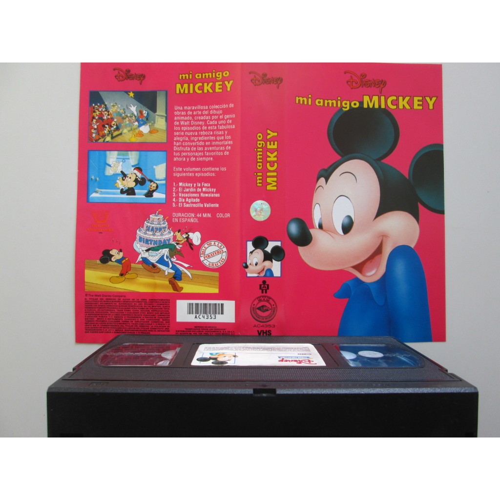 VHS / Fita VHS - IMPORTADA / MICKEY / WALT DISNEY / Mi Amigo Mickey / Original / Exelente / Raríssima