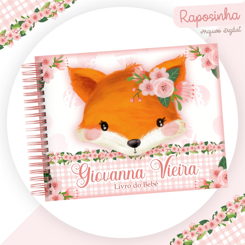 LIVRO DO BEBÊ - RAPOSA MENINA