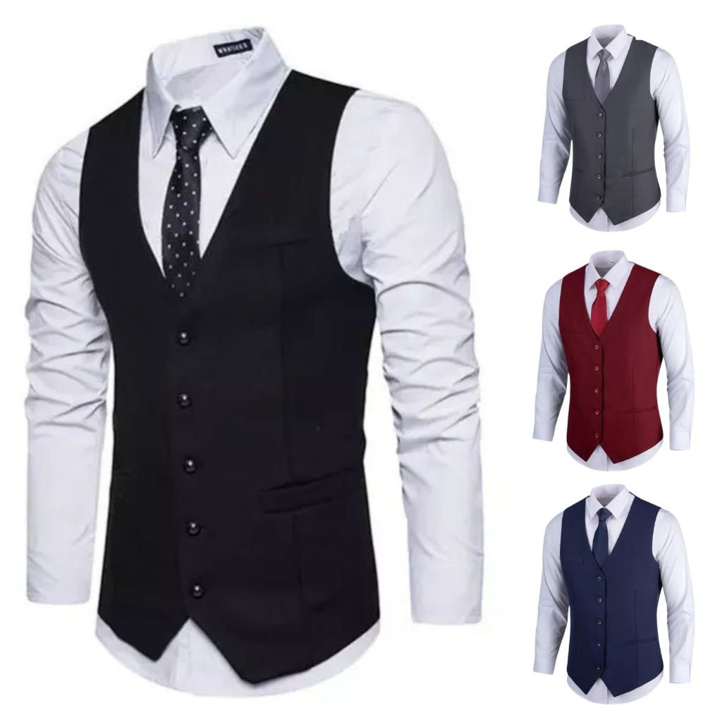 Colete Masculino Social Para Casamento Formatura Padrinho Noivo Oferta Lançamento Casual