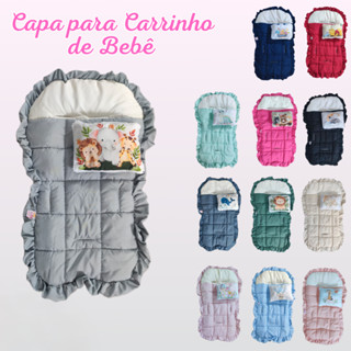 Kit 3 Peças - Capa para Carrinho & Protetores de Cinto com Almofadinha