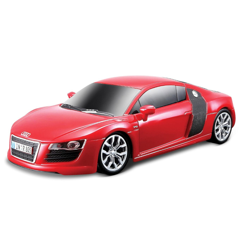 Maisto Carrinho Audi R8 V10 2009 Vermelho Motosounds Luz e Som 19cm 1/24 Novo e Original