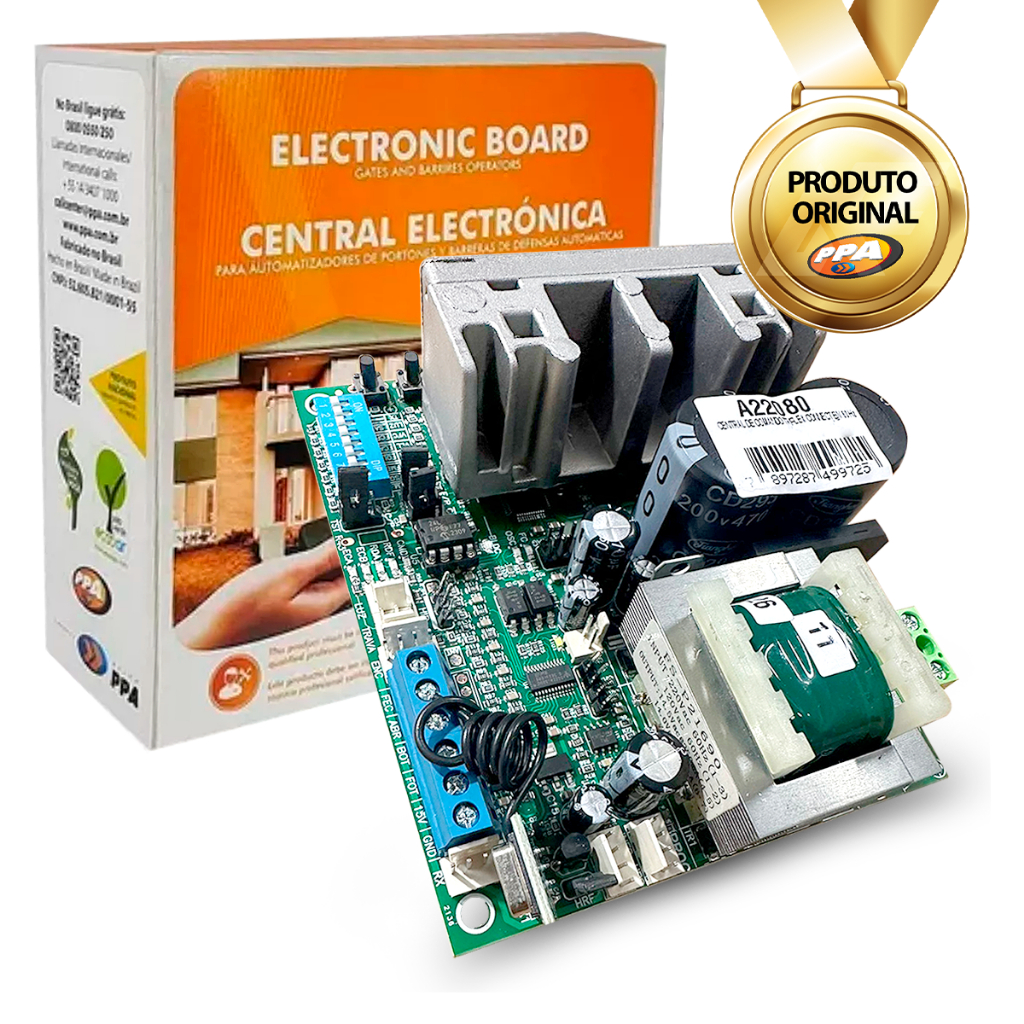Central Placa Eletronica Triflex Connect Para Motor De Portão Ppa