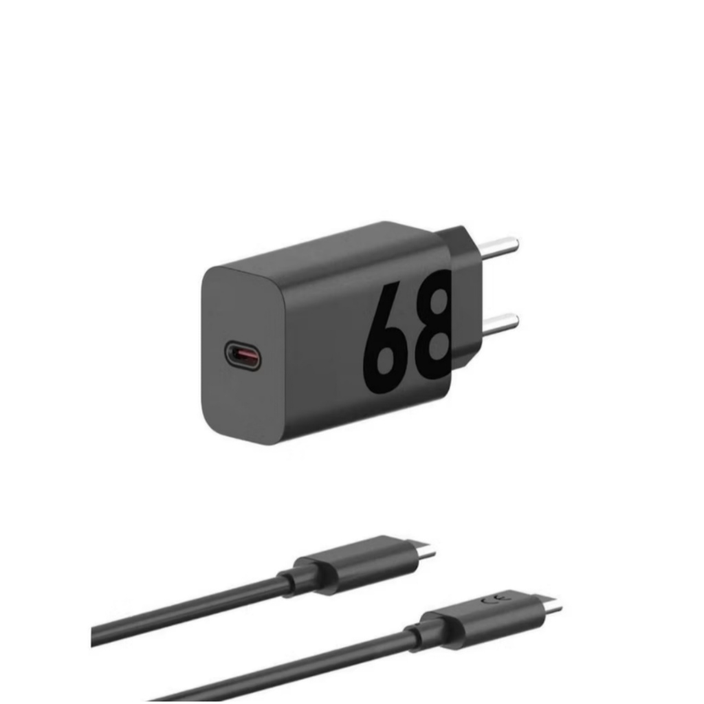 Carregador De Celular 68w Turbo Duo Tipo-c  carregador tipo c cabo 1 metro turbo 10x