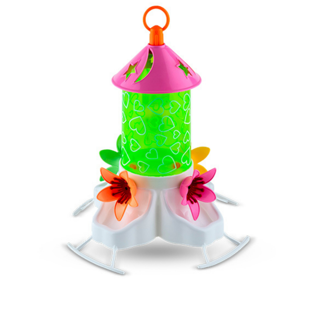 Bebedouro Para Beija Flor Com Poleiro e Chapéu Só Love De 200ml - Verde em Oferta na Shopee