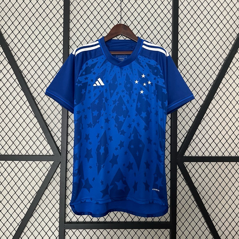 Camisa de futebol brasileiro Cruzeiro 1:1 2024/2025