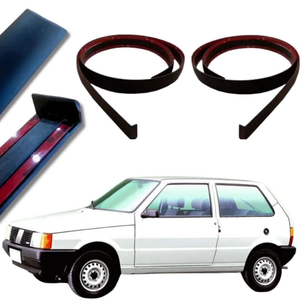 Vedação Borrachão Calha Friso do Teto Modelos Fiat Uno 2 ou 4 Portas - 1994 até 2003