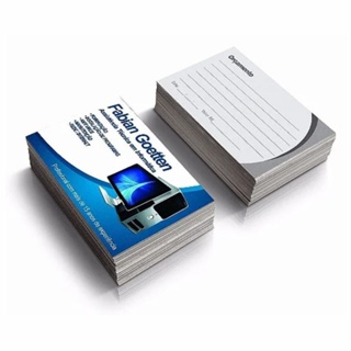 Cartão de Visitas 1.000 UND. FAZEMOS A ARTE em Oferta na Shopee