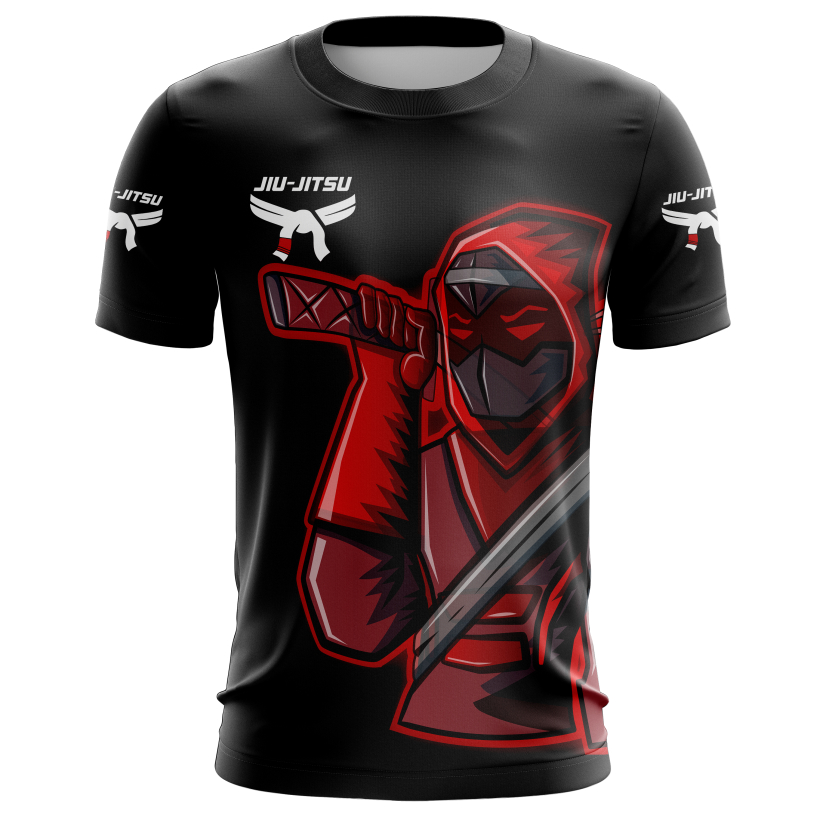 Camisa Camiseta Jiu Jitsu Ninja proteção UV full print varias cores adulto e infantil