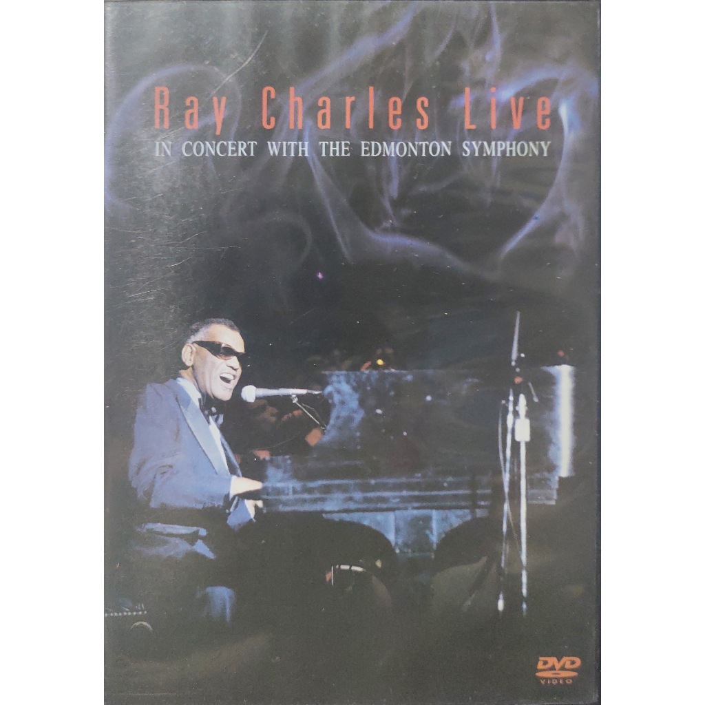 Dvd Ray Charles Live In concert with the Edmonton Symphony Otimo Estado