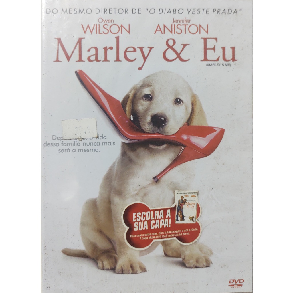 Dvd Marley e Eu Owen Wilson Lacrado