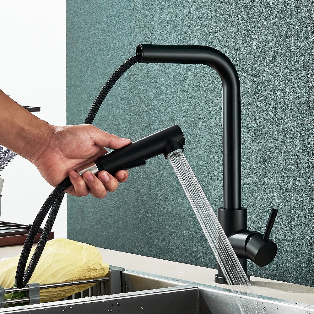 Torneira Gourmet Pia Cozinha Inox Com Extensor Flexível Misturador Monocomando Pulverizado...