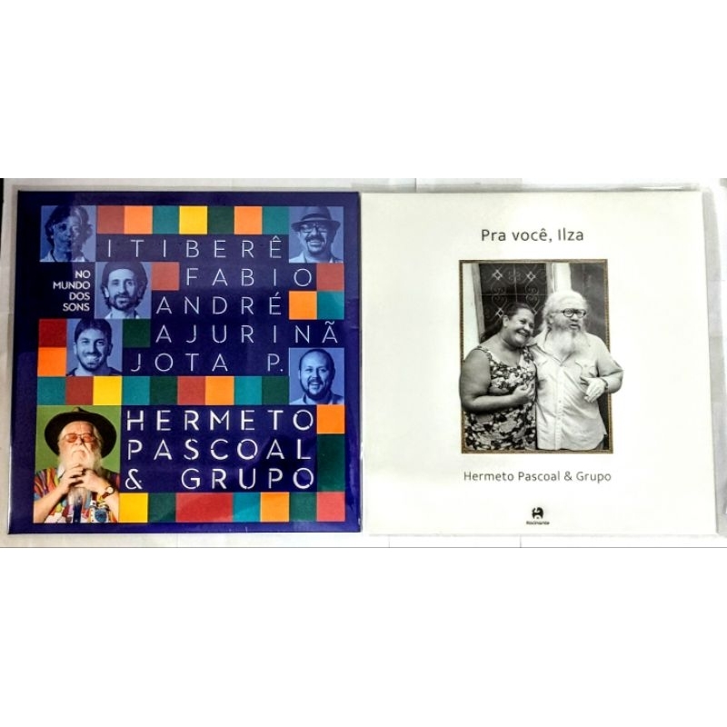 2 LPs Vinil - Hermeto Pascoal: No Mundo Dos Sons - (Duplo Gatefold) (2017) / Pra Você, Ilza (2024)