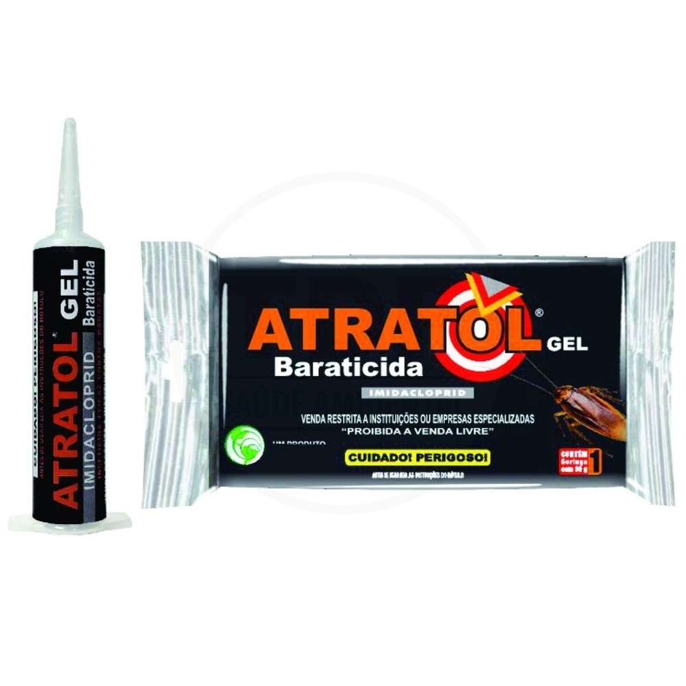 Atratol Gel 30g Para Eliminar Baratas em Armários e Eletrodoméstico