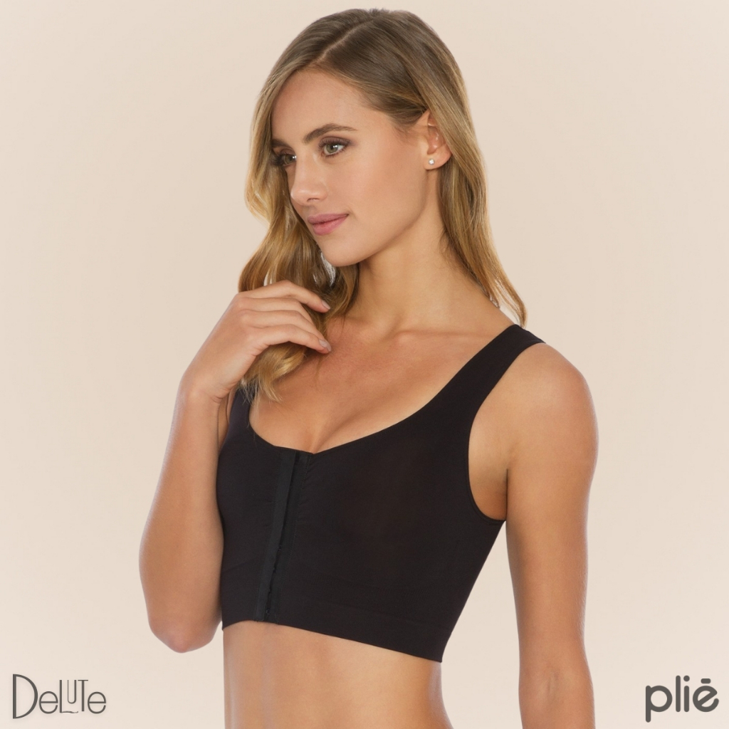 Sutia Plie Sustentacao Pos Cirurgico Mamoplastia Sutia Reforcado Com Abertura Frontal P ao GG - Women Clothes