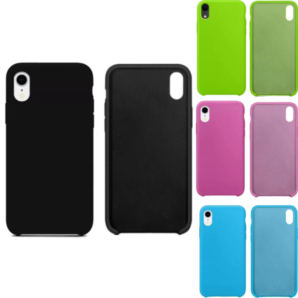 Capa Capinha compatível com iPhone XR de Silicone e Aveludada em Oferta na Shopee