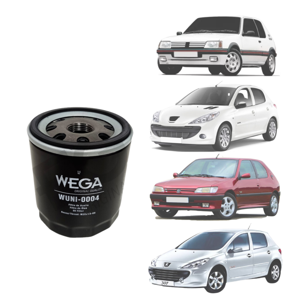 Filtro De Óleo Peugeot 205 206 306 307 - 1992 a 2003