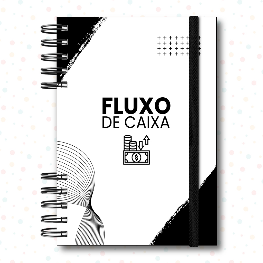 Caderneta Fluxo de Caixa Caderno Controle Financeiro Empresa Semestral Livro Caixa Anotações Salão em Oferta na Shopee