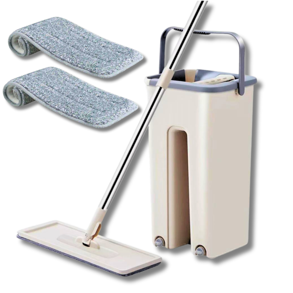 Mop Lava E Seca Flat Multiuso Vertical Balde Esfregão Rodo PROMOÇÃO