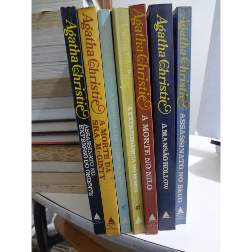 Livros Suspense Agatha Christie A Morte No Nilo Mansão Hollow Assassinato no Expresso Oriente