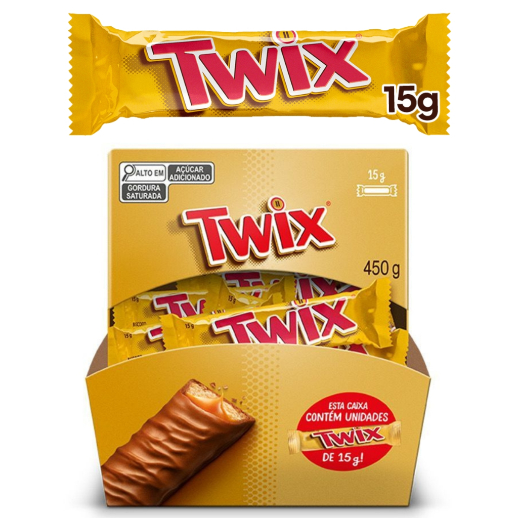Twix Chocolate de 15g Cada Mars