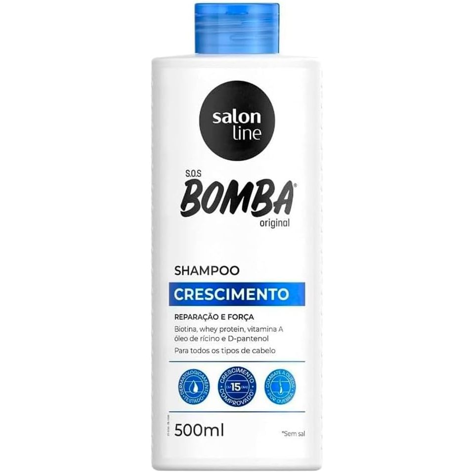 Shampoo Sos Bomba Original 500ml - Salon Line