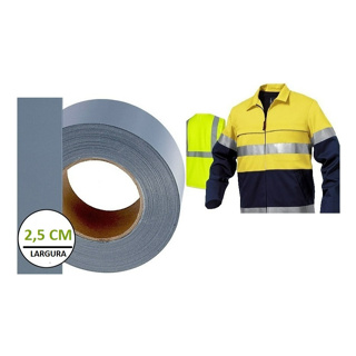 Fita Refletiva 25 Mm  Uniformes, Mochilas Etc em Oferta na Shopee