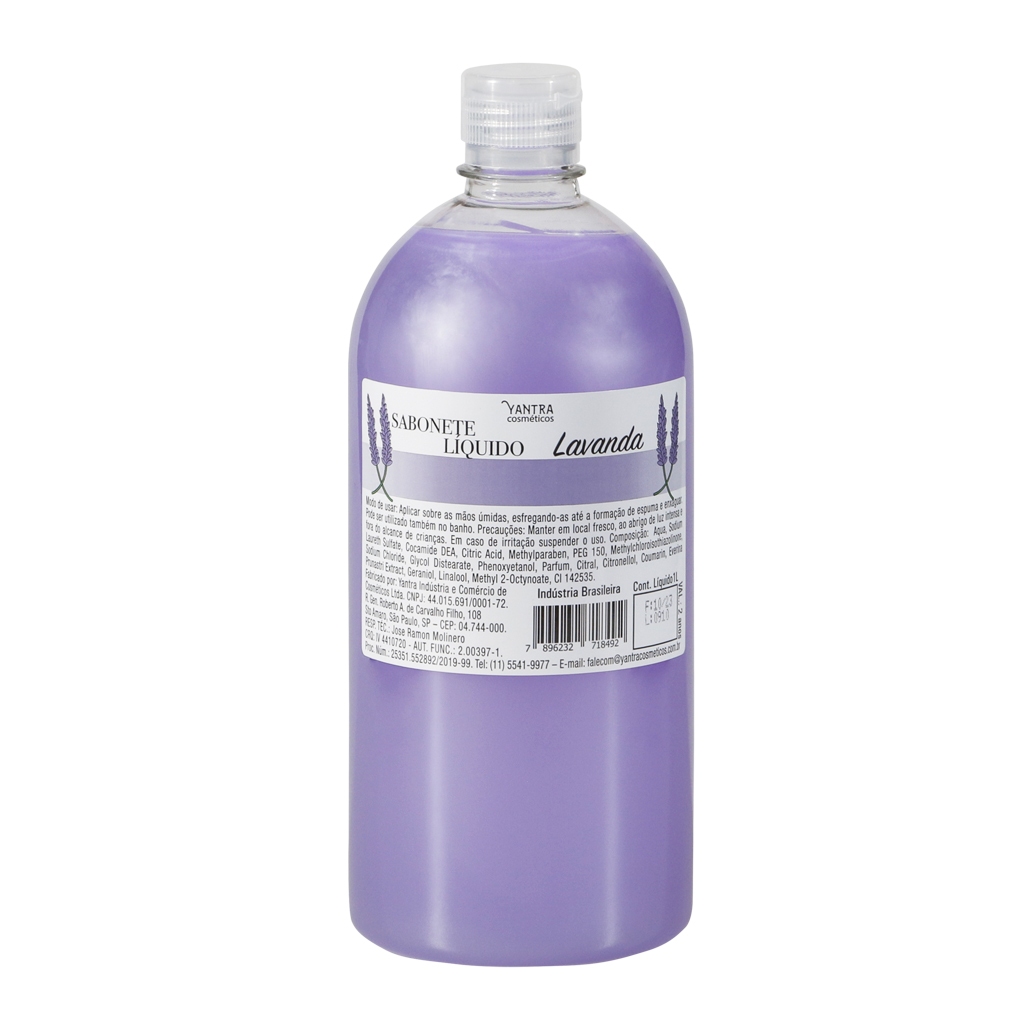 Sabonete Líquido Lavanda 1 litro Yantra em Oferta na Shopee