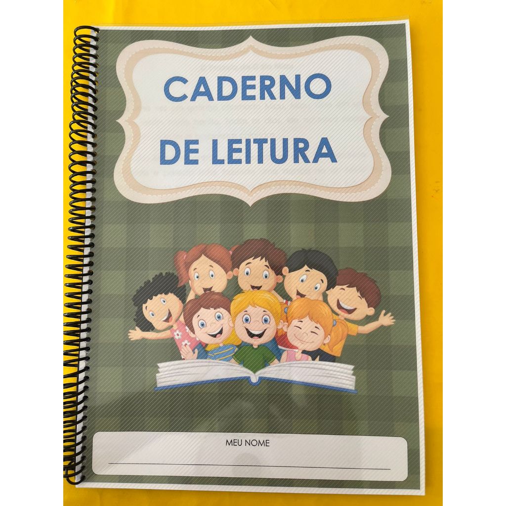 Caderno de leitura para crianças