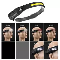 HYQ1722 Lanterna de Cabeça Recarregável Led Corpo Motion Camping Torch Light Lamp Com Usb