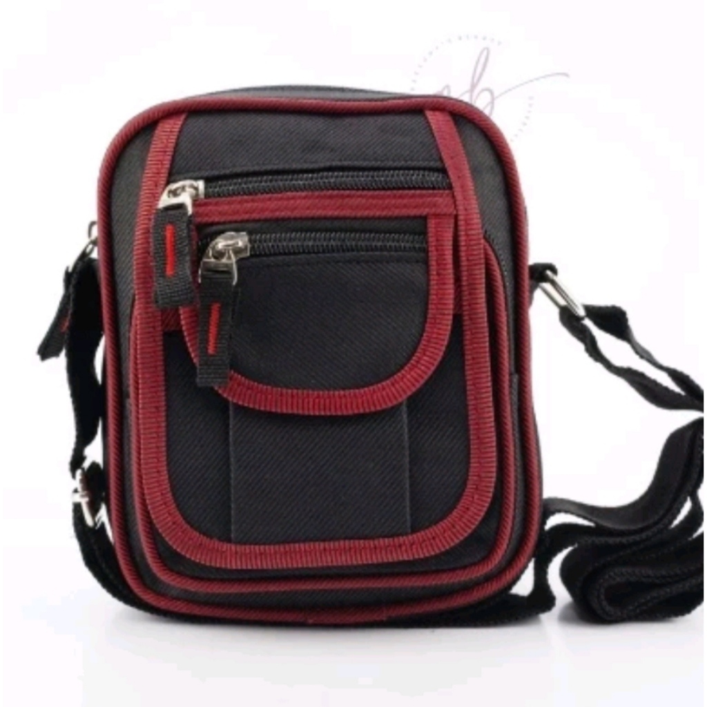 Bolsa Bag Shoulder  Lateral Bolsa Transversal Pochete com ziper Unissex Alça regulável em Oferta na Shopee