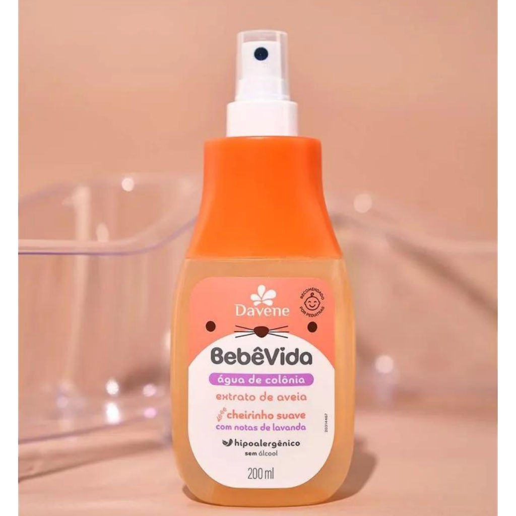 Agua de colonia davene bebe vida 200ml em Oferta na Shopee