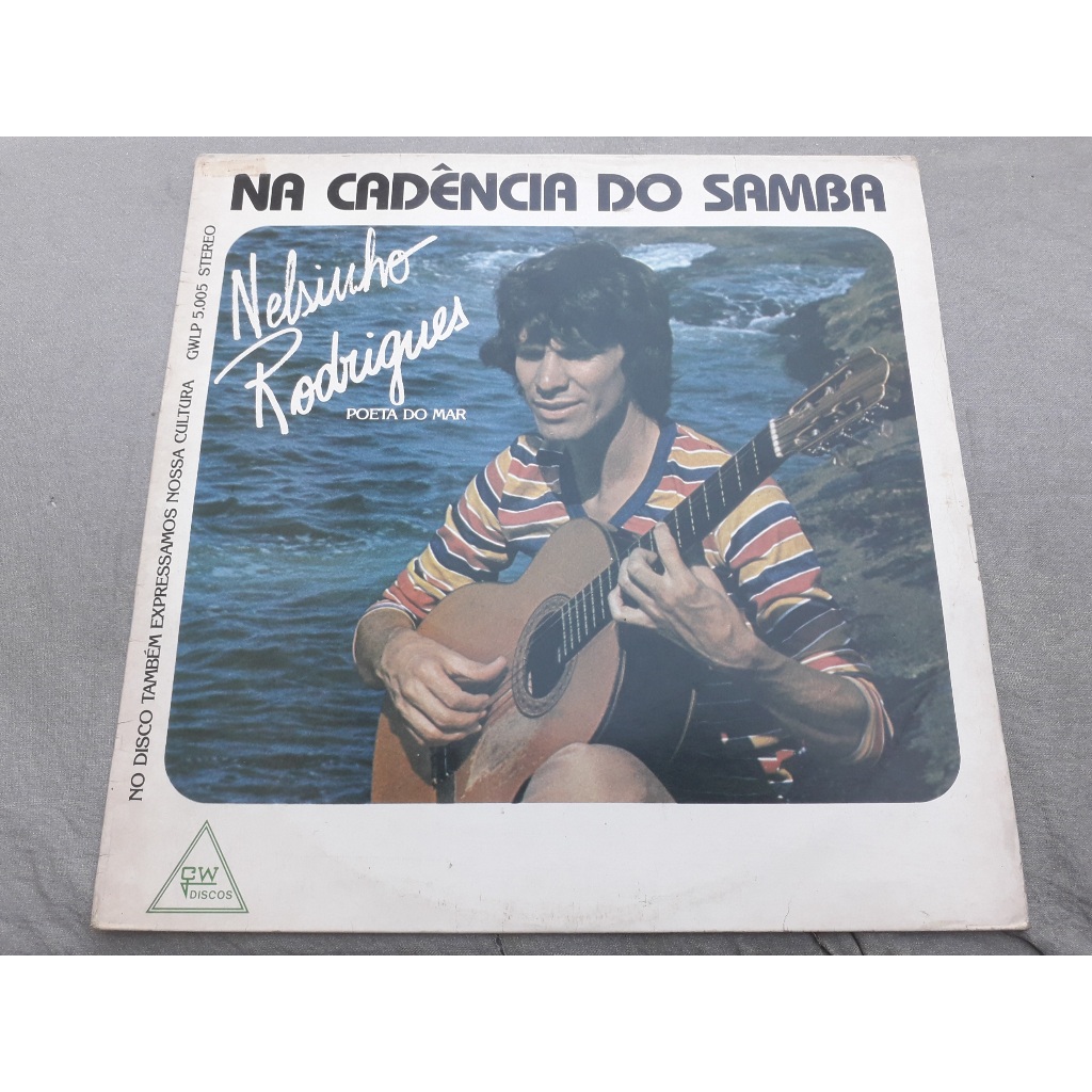 Lp Disco Vinil Nelsinho Rodrigues - O Poeta Do Mar - Na Cadência Do Samba