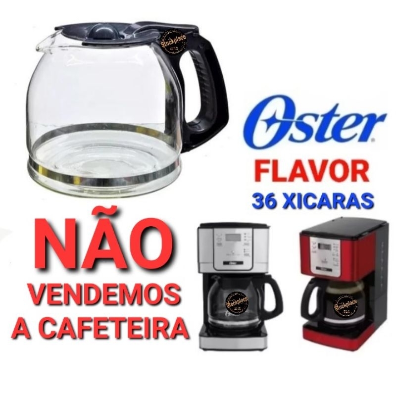 Jarra Compativel Cafeteira Oster "FLAVOR" Programável 4401-057 Preta