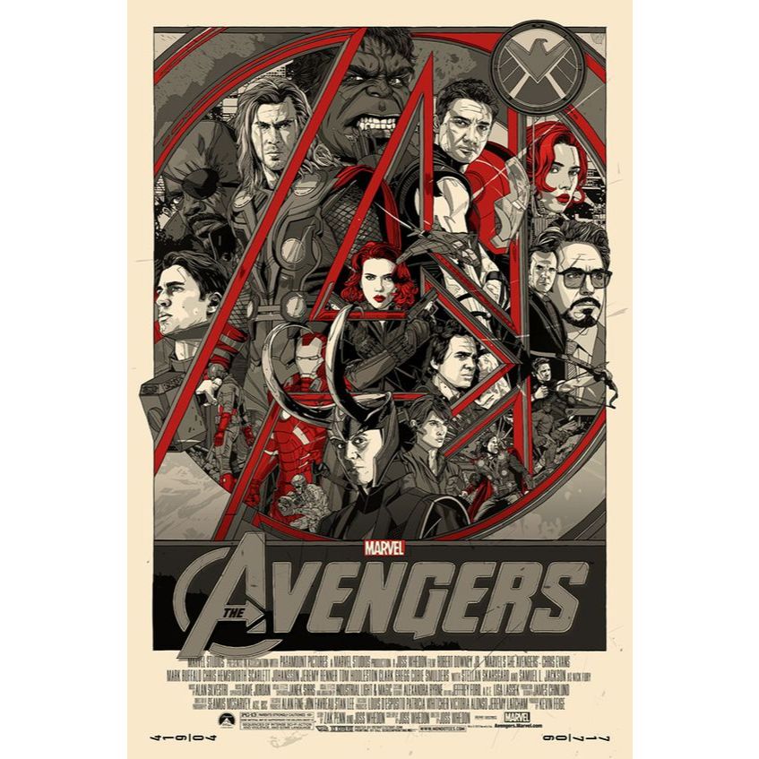 Poster The Avangers - Os Vingadores - Vingadores - Marvel