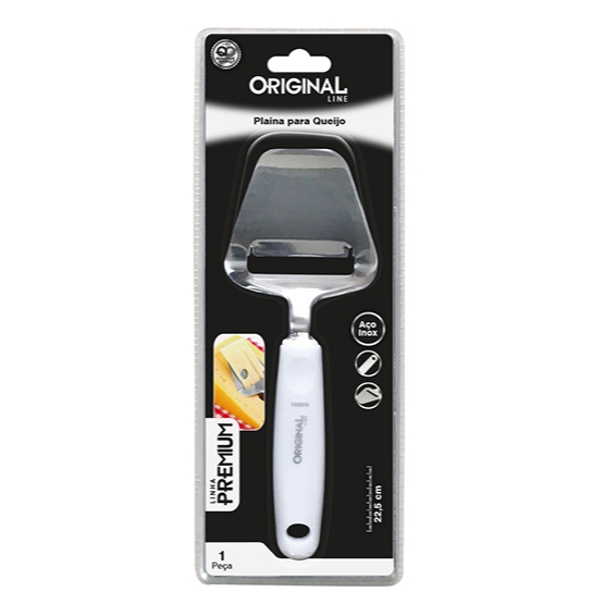 Plaina Fatiador Cortador Queijo Premium Cozinha Inox Premium original line linha premium