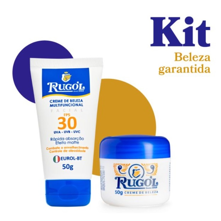 Kit - Rugol Pote ( Noite ) + Rugol Fps30 ( Dia ) 50 gramas cada ORIGINAL em Oferta na Shopee