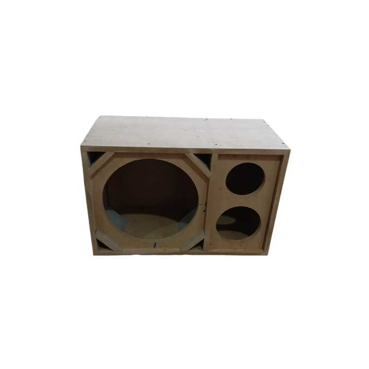 Caixa Trio automotiva 10'' 12'' e 15''  crua sem pintura em Oferta na Shopee