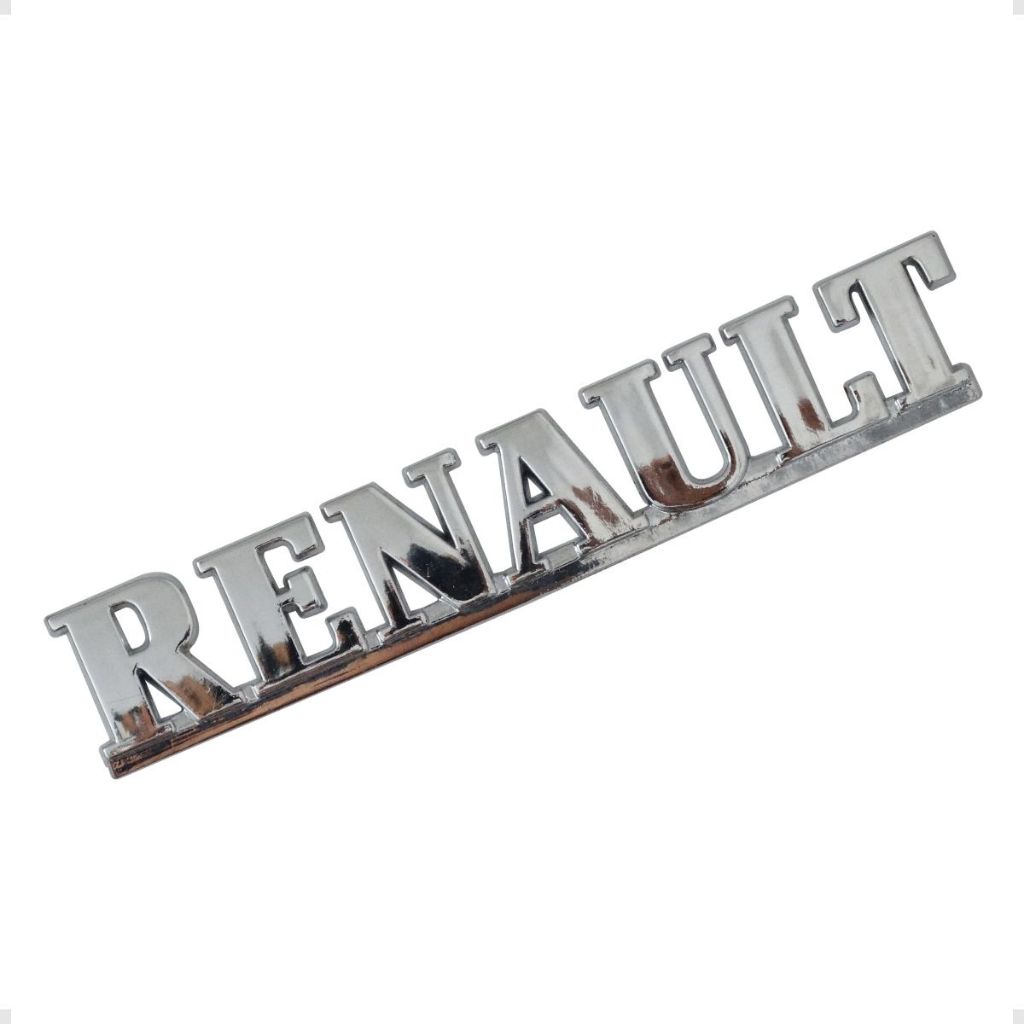 Emblema Renault 2000 2001 2002 2003 2004 2005 2006 2007 2008 Porta Malas Clio Megane Scenic Cromado