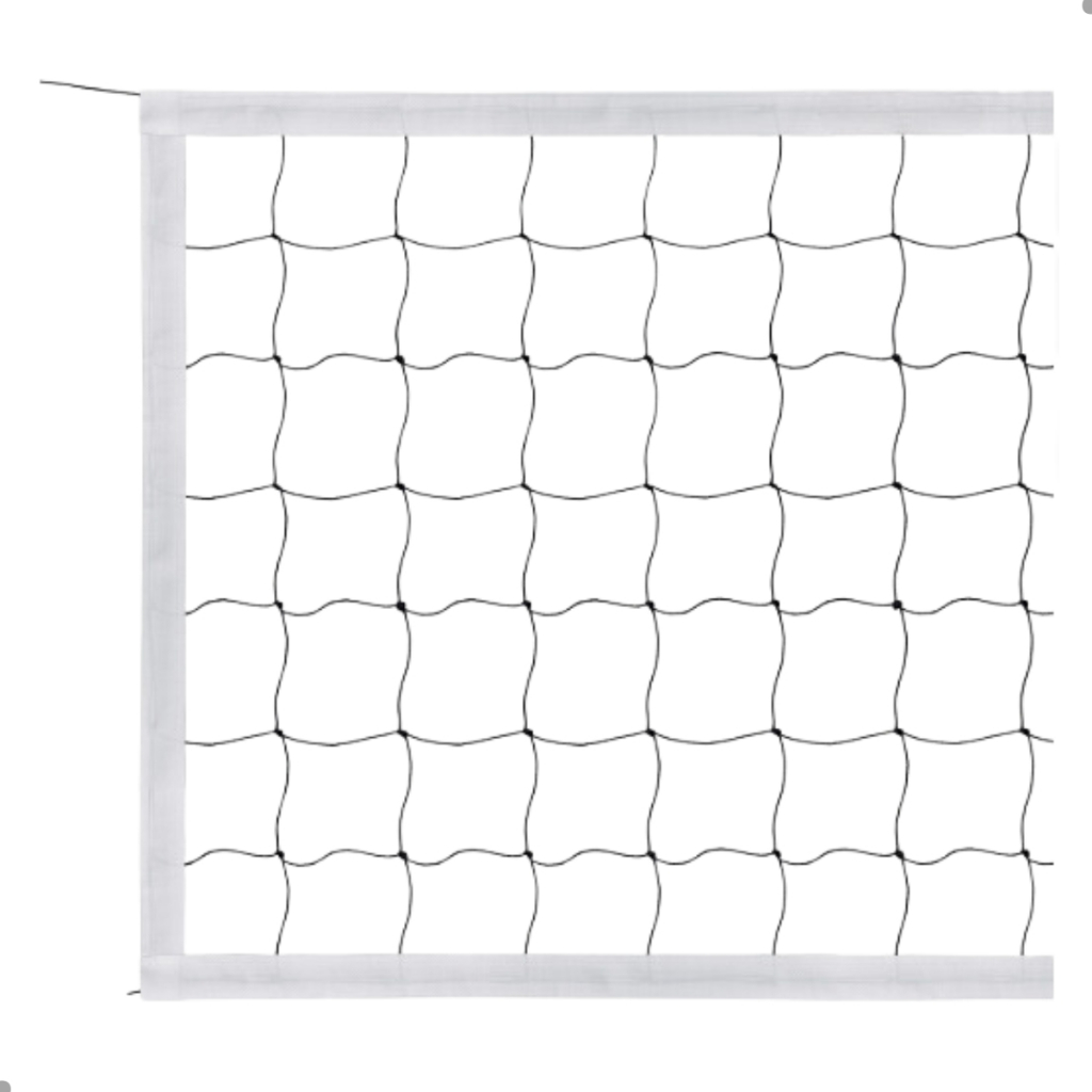 Rede de Volei 9,5m 4 Lona Fio 2 Seda Sports Mania