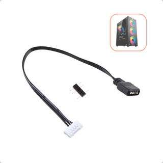 Adaptador 6 Pinos Controladoras Fan Led Argb 3 Pinos De 5v em Oferta na Shopee