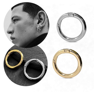 Alargador Piercing Peso de Orelha Unissex Redondo Argola Grossa Oval Prata Dourado em Oferta na Shopee